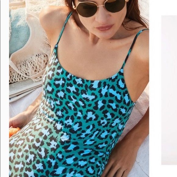 DVF x Onia Teal Leopard One- Piece Swimsuit
NWT - Picture 4 of 6